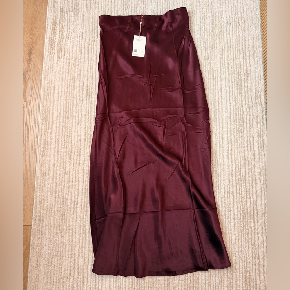 Quince washable silk skirt